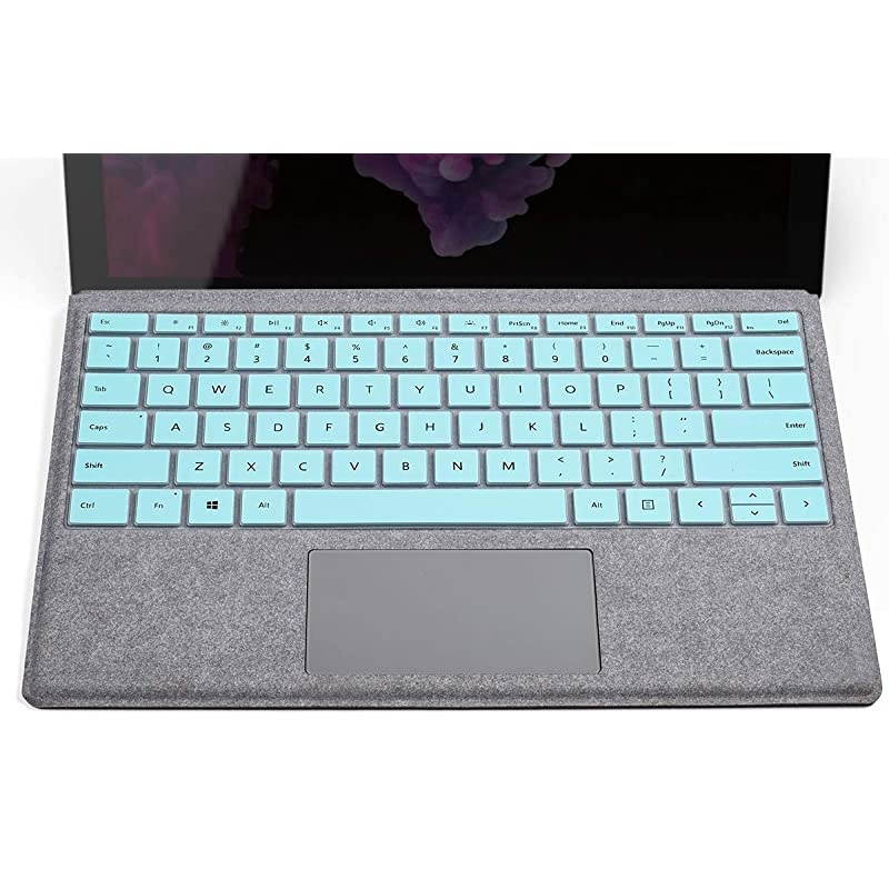 Keyboard Cover for New Microsoft Surface Pro 7 2020 2019 Surface Pro 6 2018 Surface Pro 5 2017 Surface Pro 4 Surface Pro 123 inch Accessories Mint