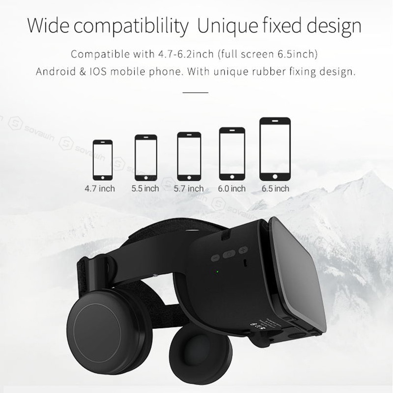 Original BOBOVR Z5 Update BOBO VR Z6 3D Glasses Virtual Reality Binocular Stereo Bluetooth VR Headset Helmet For iPhone Android