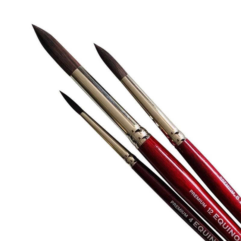 Kingart 3ct Equinox Brush Set