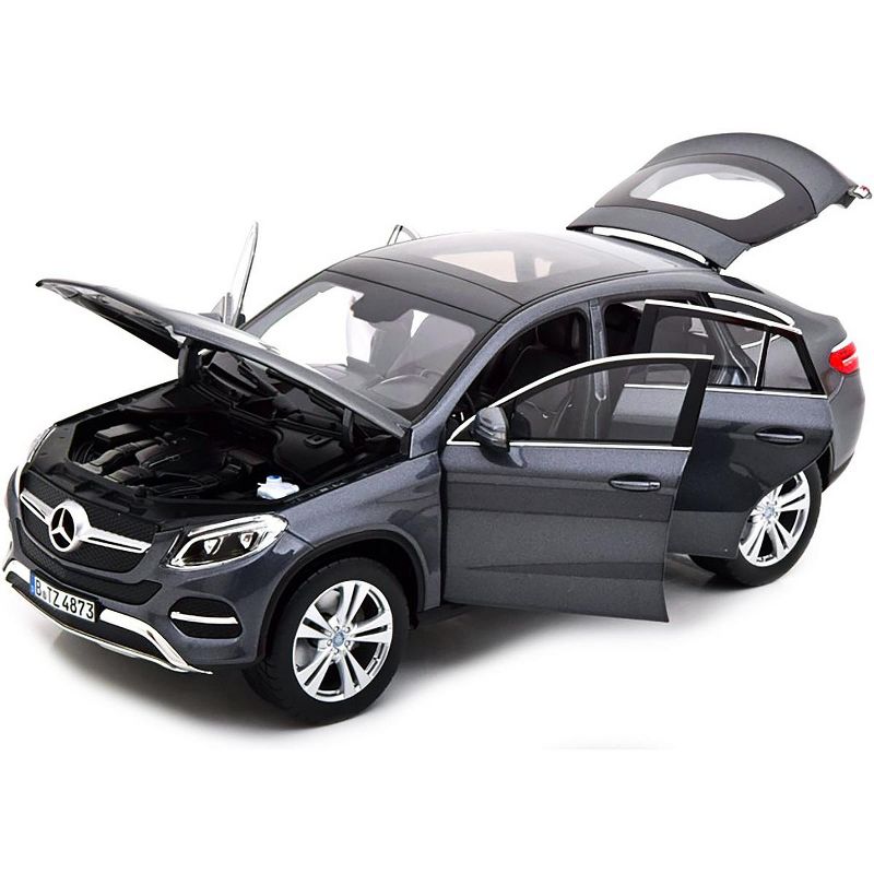 2015 Mercedes Benz GLE Coupe Dark Gray Metallic 1/18 Diecast Model Car by Norev