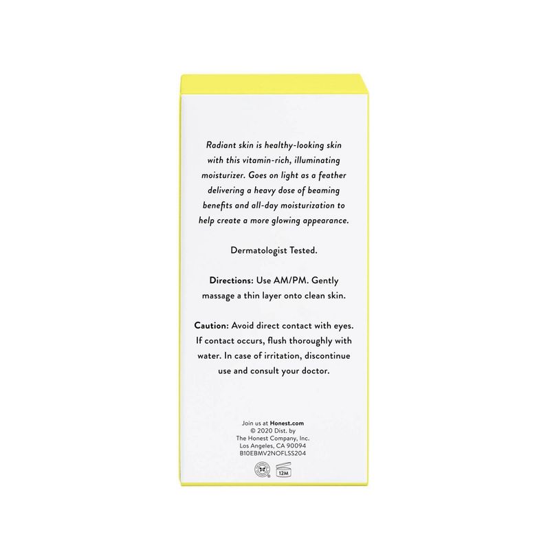 Honest Beauty Everyday Radiance + C Moisturizer with Vitamin C - 1.7 fl oz