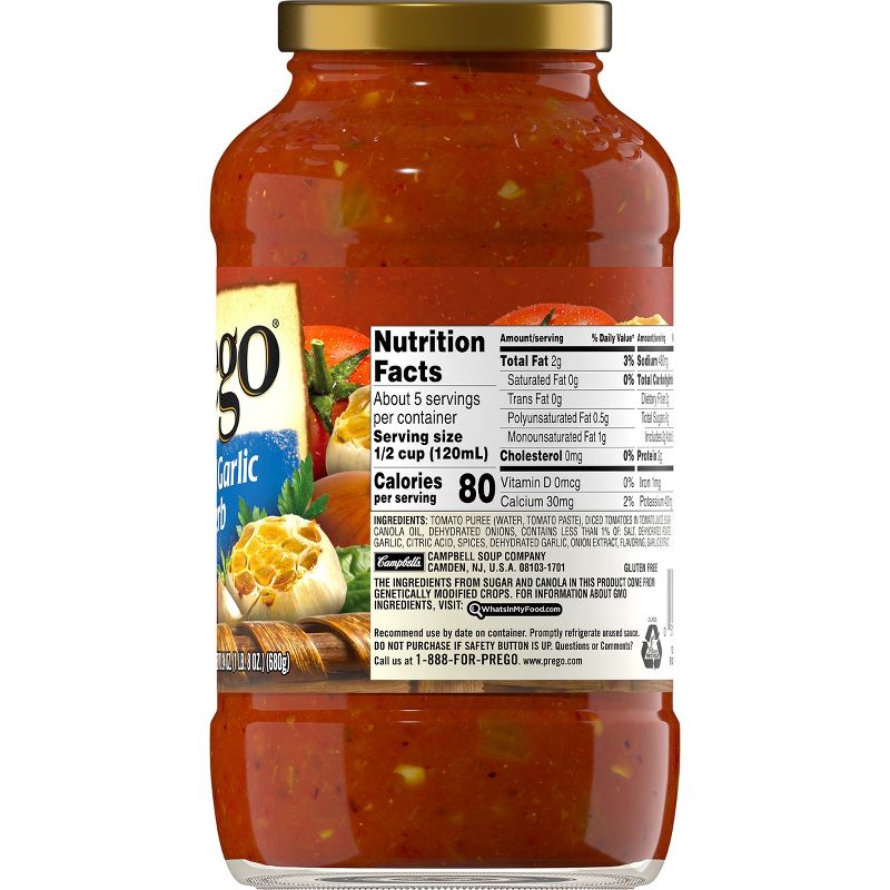 Prego Roasted Garlic & Herb Italian Sauce 24oz