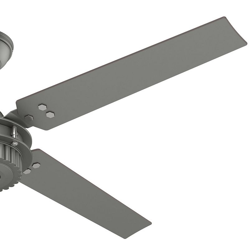 54" Chronicle Damp Rated Ceiling Fan with Wall Control Silver  - Hunter