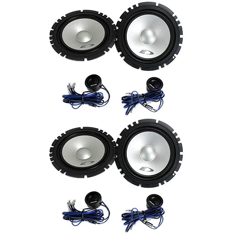 4  SXE-1750S 6.5" 560W Car 2 Way Component Audio Speakers Stereo SXE1750S