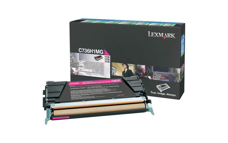 Lexmark Toner Cartridge - Laser - High Yield - 10000 Pages - Magenta - 1 Each