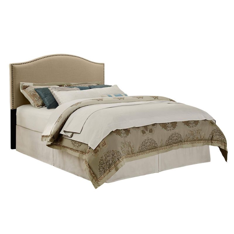 Full/Queen Clayton Headboard Beige Linen - Room & Joy