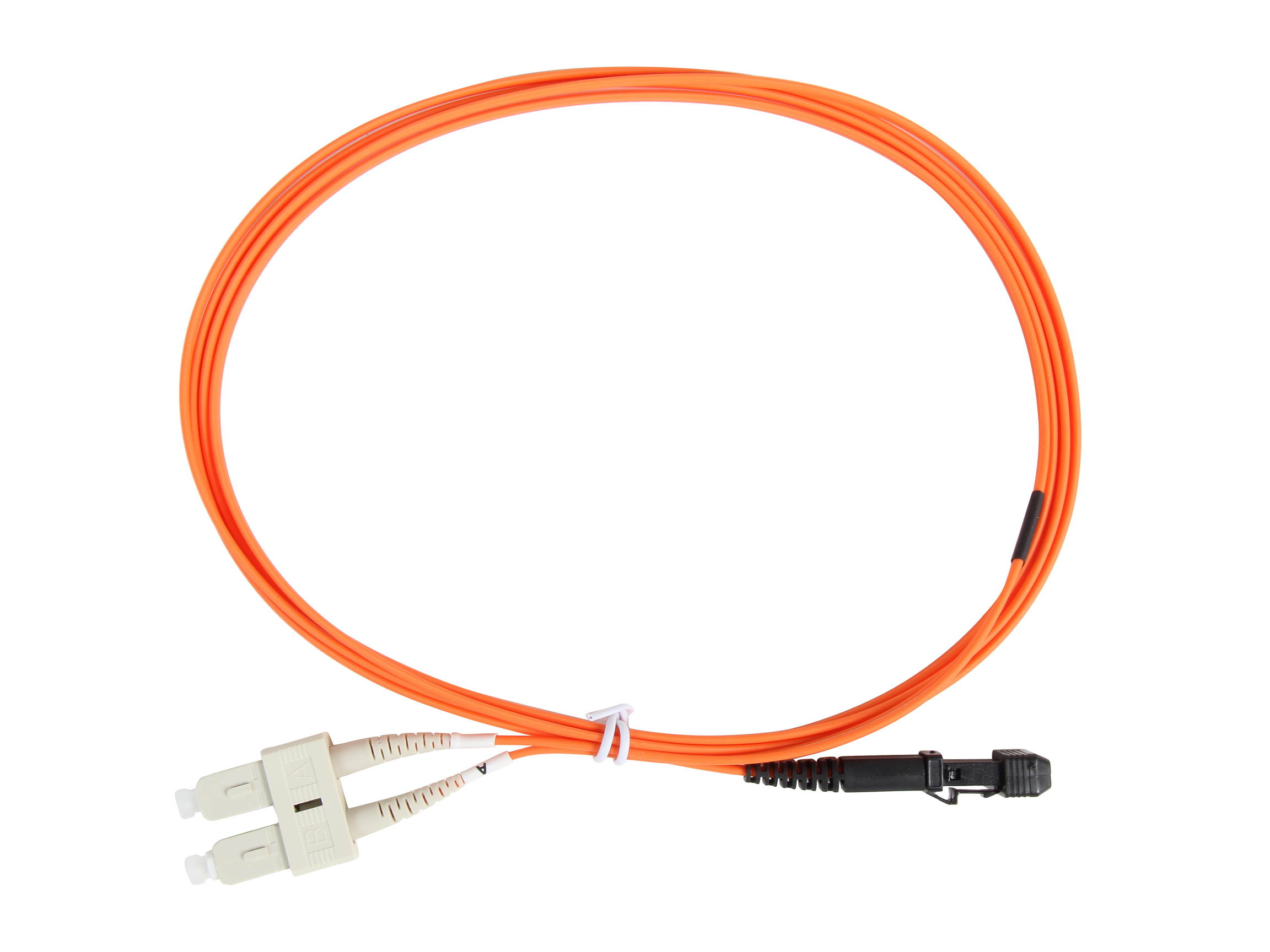 Coboc CY-OM1-MTRJ/SC-2 6.65 ft. Fiber Optic Cable, MTRJ (Male)/SC, Multi Mode, Duplex (62.5/125 Type) - Orange