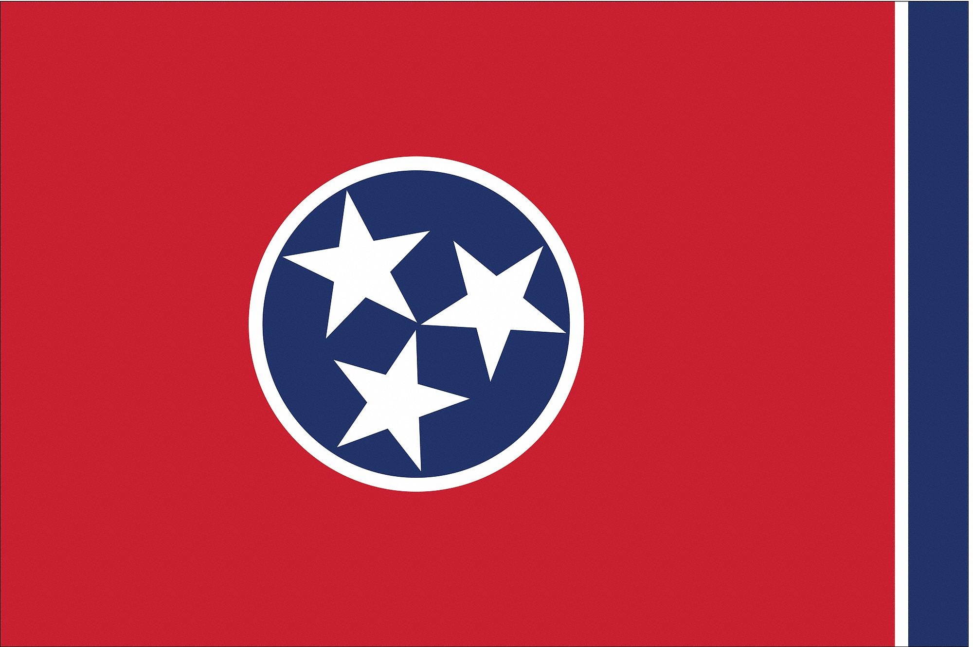 NYLGLO 145160 Tennessee State Flag,3x5 Ft