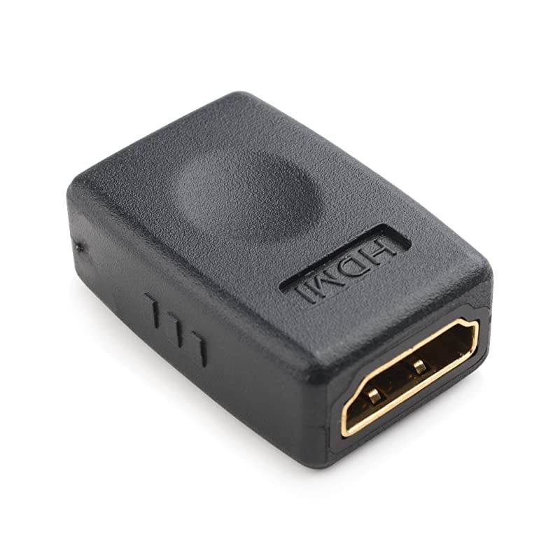 HDMI to HDMI Female to Female Adapter (HDMI Coupler) with 4K and HDR Support