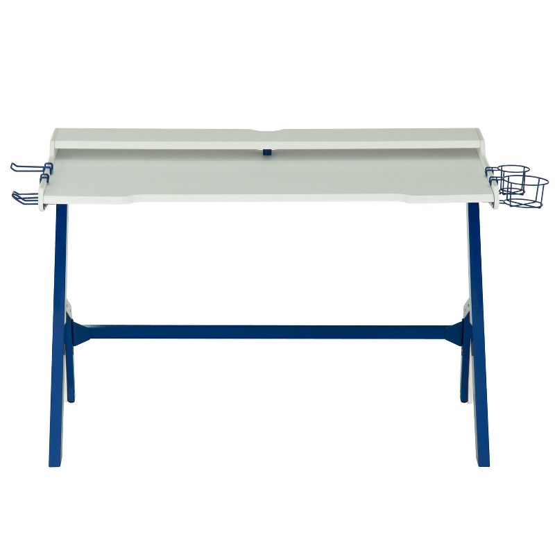 Ergonomic Computer Gaming Desk Blue - Techni Sport