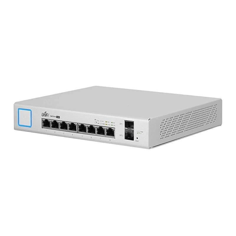 US-8-150W Managed Gigabit Ethernet (10/100/1000) Power Over Ethernet (PoE) White Network Switch