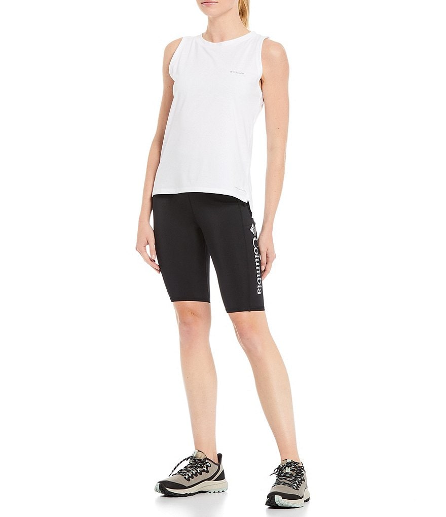 Columbia River High Rise 10#double; Half Tight Biker Shorts