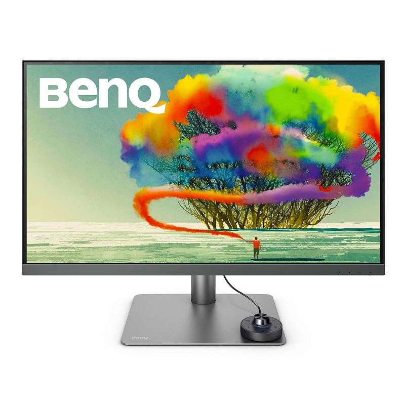 BenQ PD2720U 27 Inch DesignVue Designer Ultra HD 3840 x 2160 4K 5ms GTG 60Hz 2xHDMI DisplayPort 2xThunderbolt 3 Built-in Speakers Zero-Flicker Low Blue Light Anti-Glare Backlit LED IPS Monitor