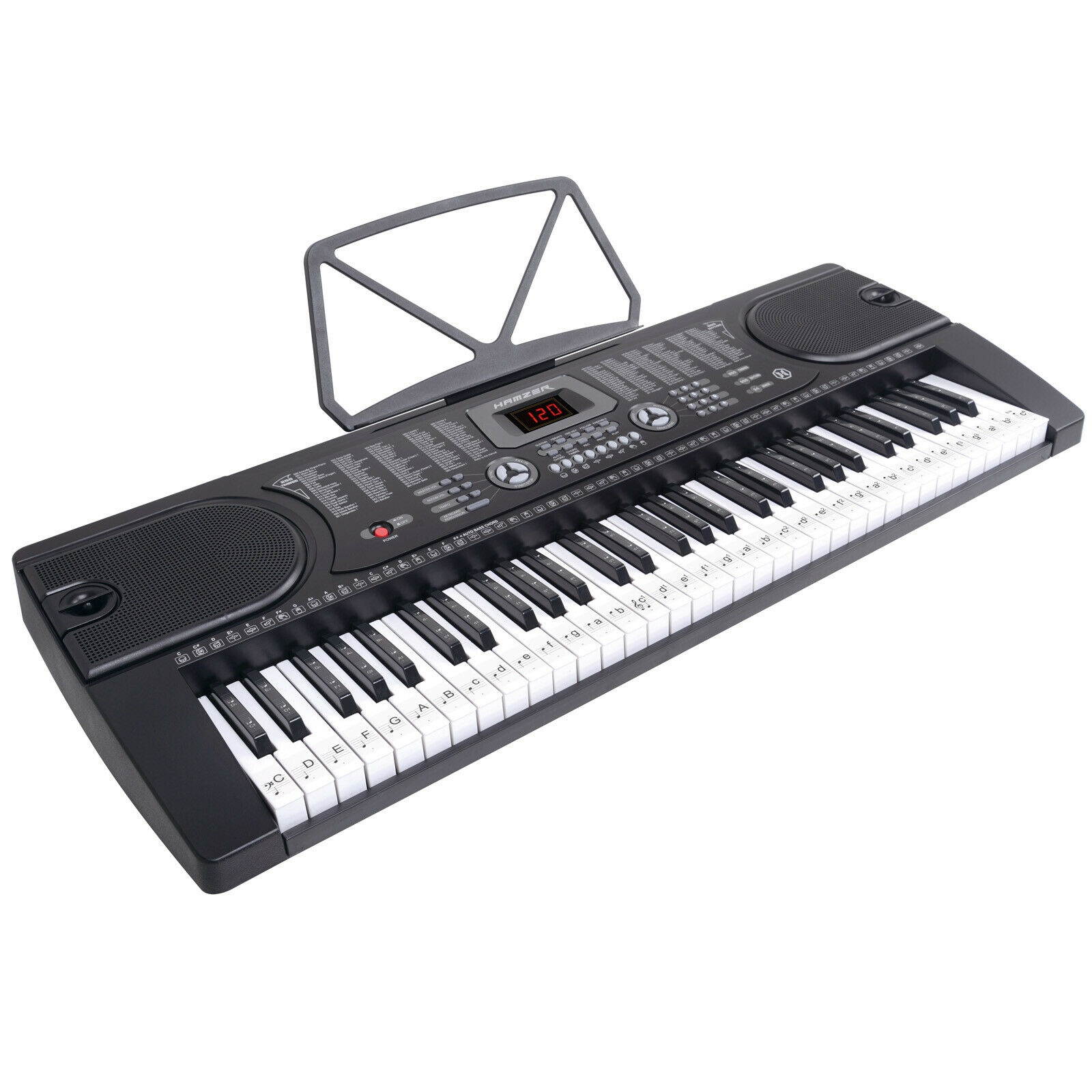 61-Key Digital Music Piano Keyboard - Portable Electronic Musical Instrument
