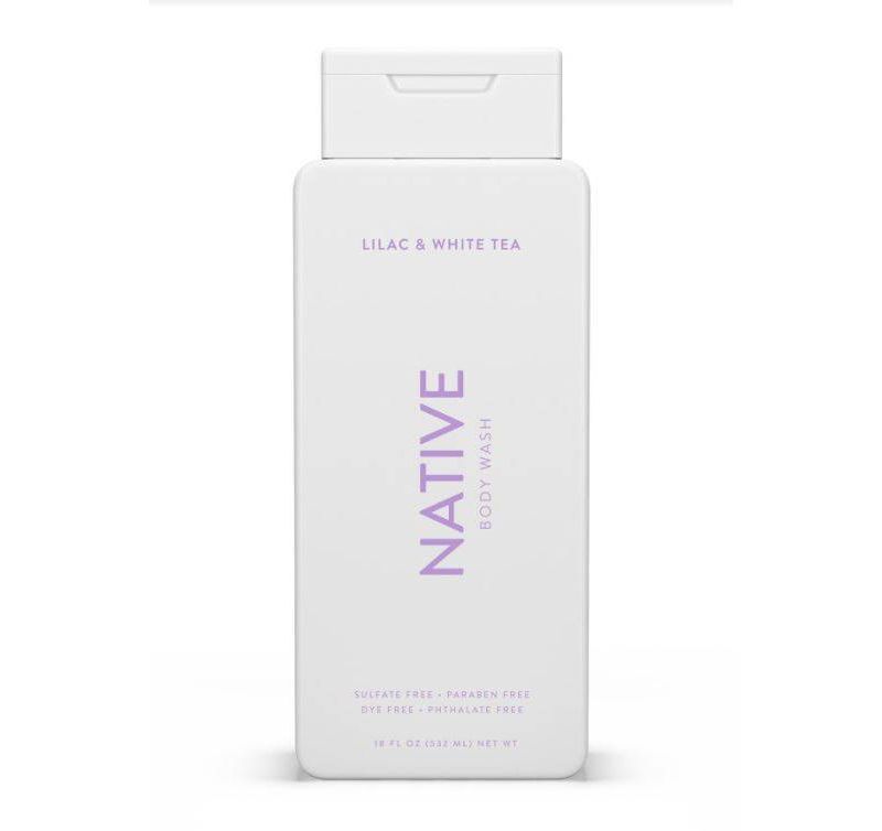 Native Lilac & White Tea Body Wash for Women - 18oz