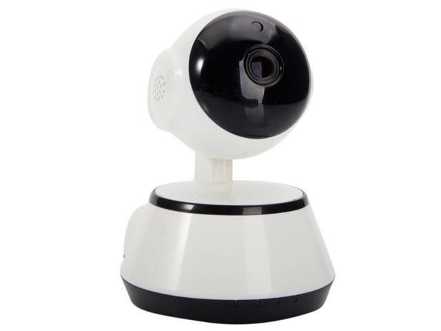 1.0MP 3.6mm Lens IR-CUT 6-LED Night Vision Gimbal Indoor Wireless IP Camera US Plug White
