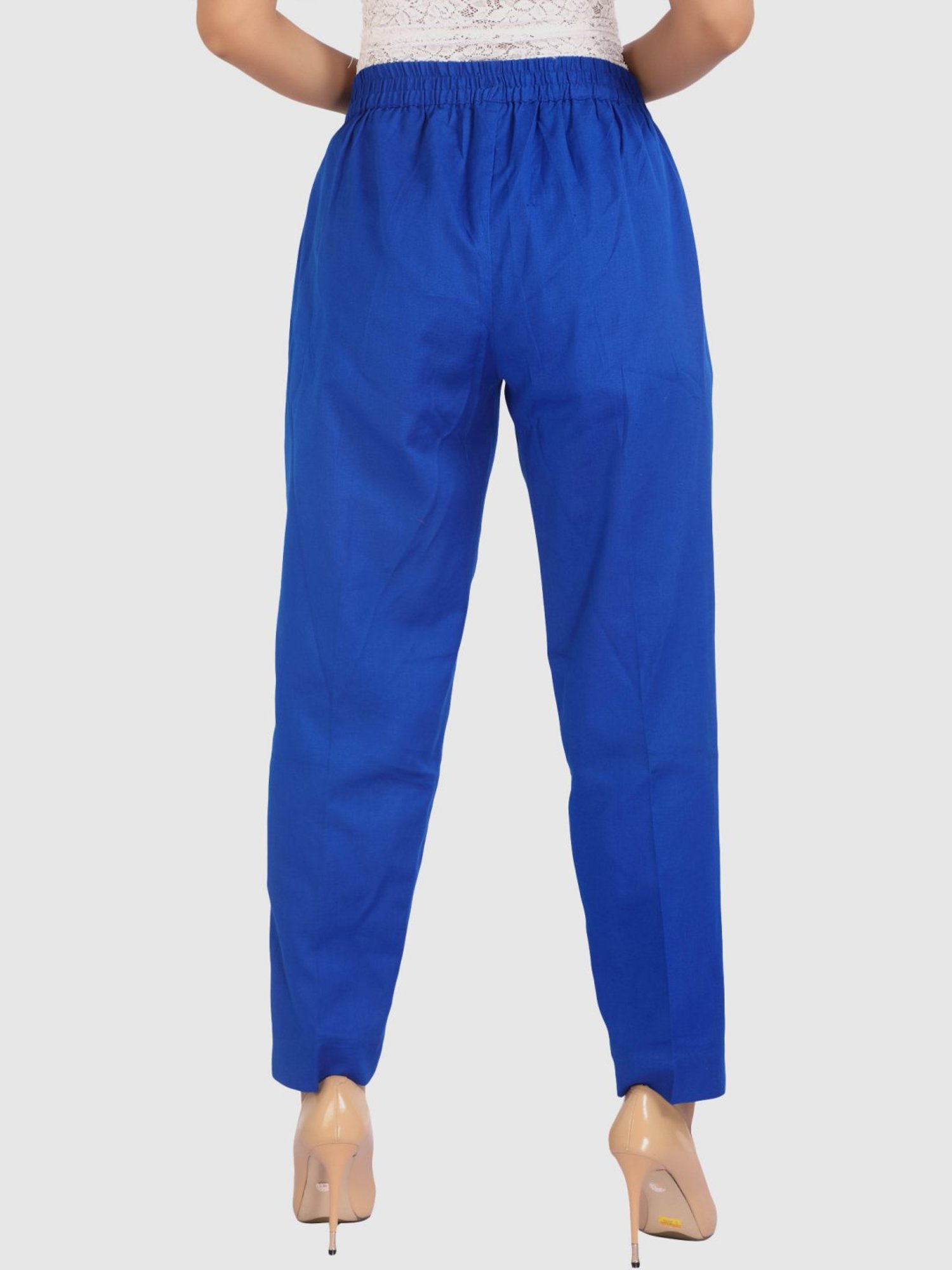 Cotton Culture Royal Blue Cotton Pants