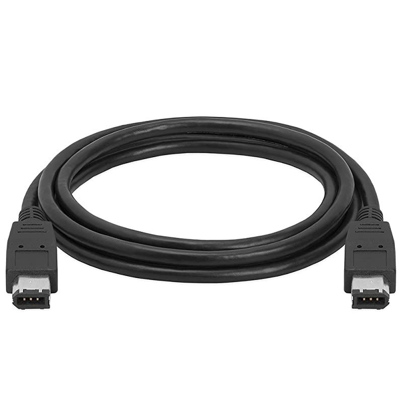 6FT FireWire Cable 6 Pin to 6 Pin Male to Male iLink DV Cable Firewire 400 IEEE 1394 Cord for Computer Laptop PC
