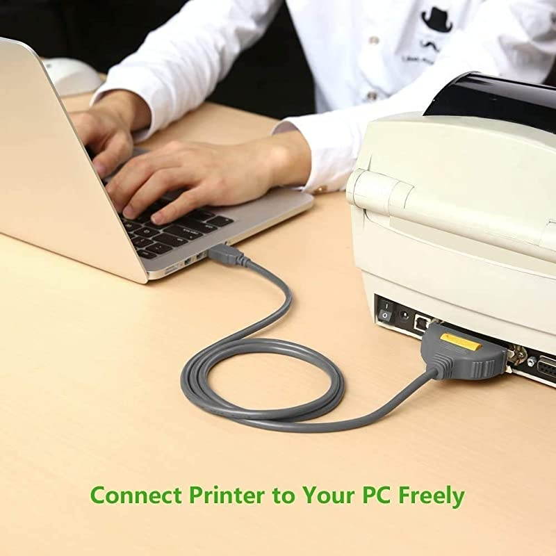 USB to IEEE1284 CN36 Parallel Printer Adapter Cable for Printer Inkjet Laser etc 10FT