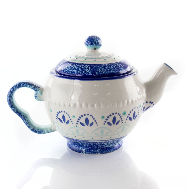 Meritage Navis 9.5 Inch Ceramic Teapot with Lid