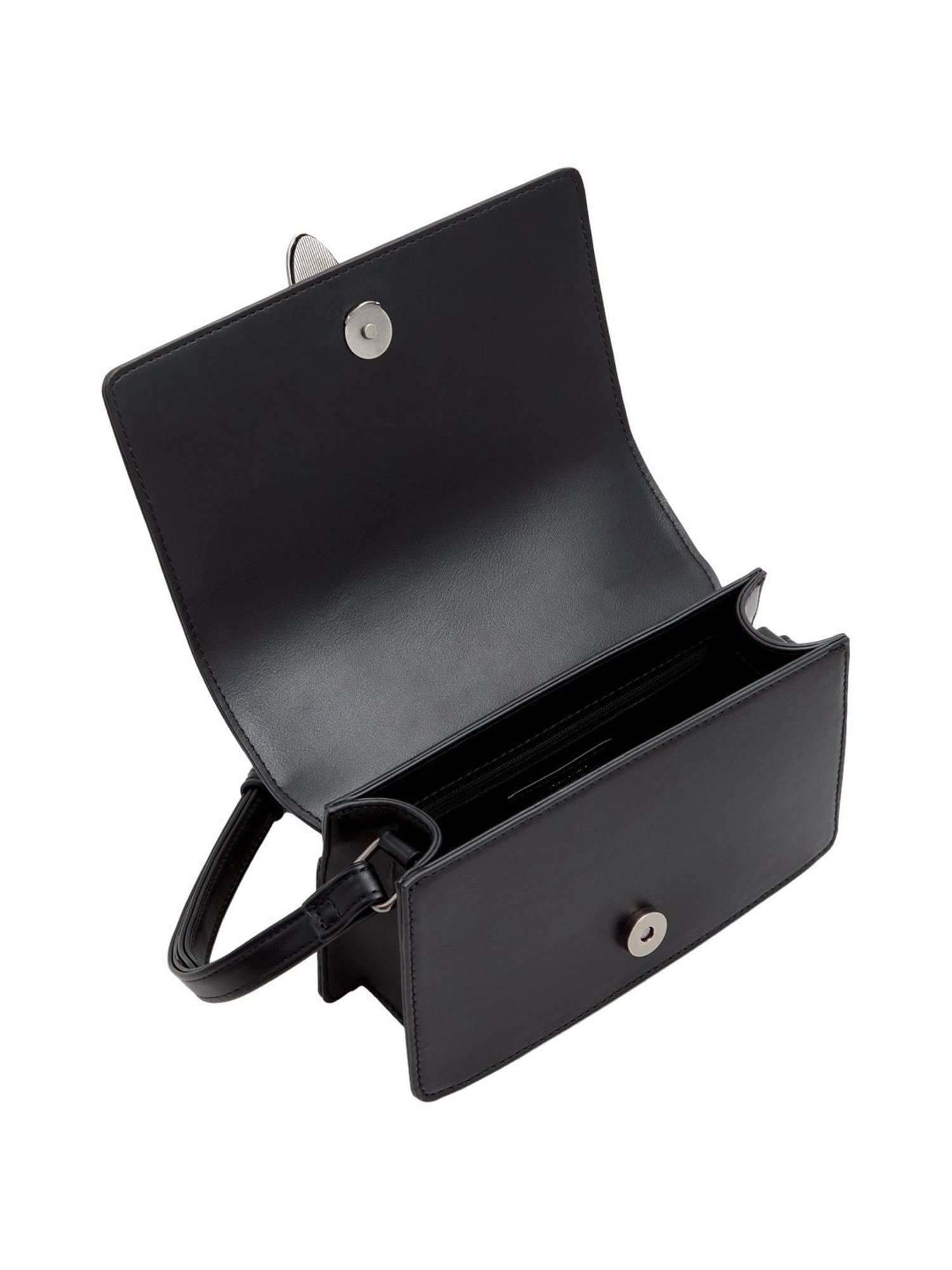 Call It Spring Black Solid Small Sling Handbag