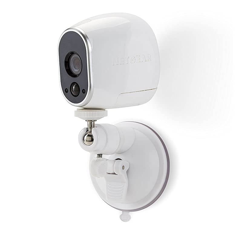 Smart Adjustable Indoor/Outdoor Security Suction Cup Wall Mount Compatible with Arlo, Arlo Pro/Pro 2/Pro 3/Pro 4, Arlo Ultra/Ultra 2, and Other Compatible Models (2 Pack, Black)