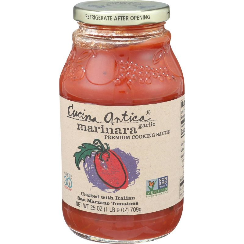 Cucina Antica Garlic Marinara Cooking Sauce 25oz
