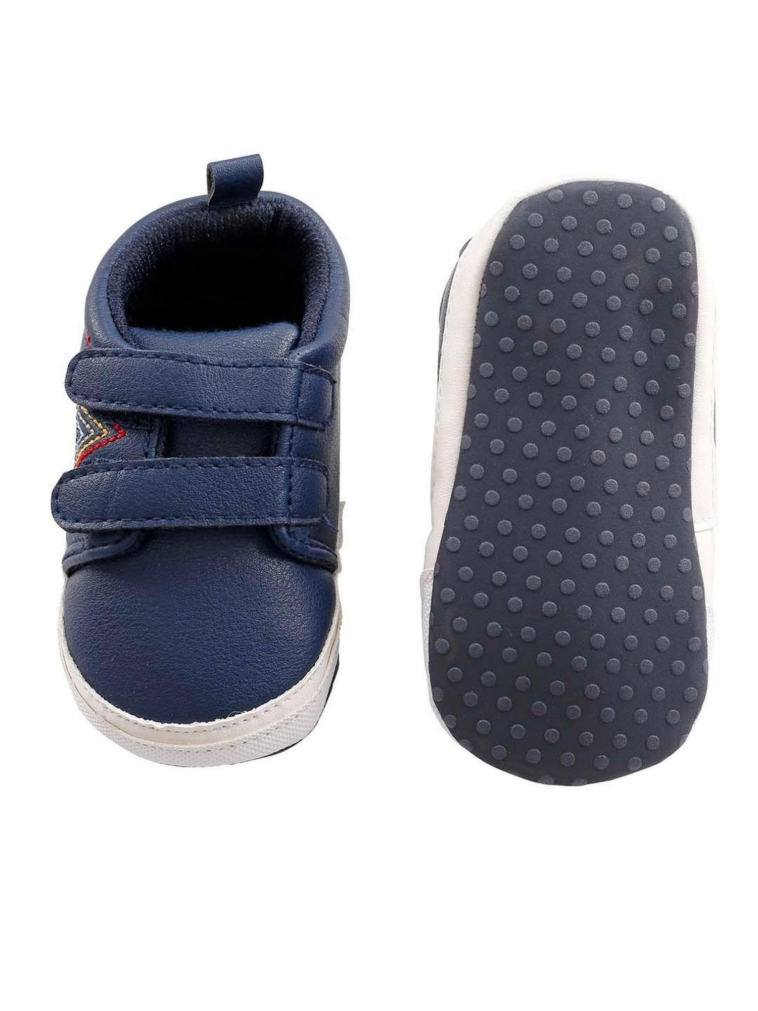 Baby Moo Kids Blue Casual Booties