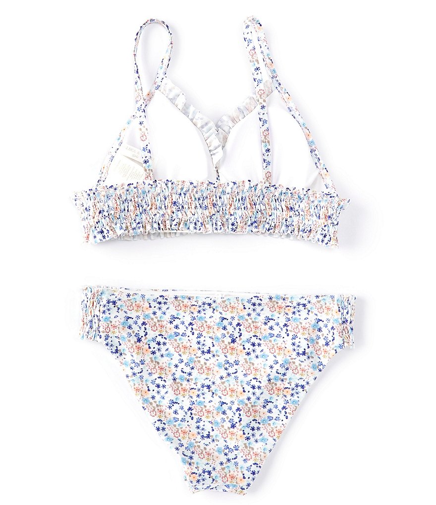 Flapdoodles Big Girls 7-10 Rainbow Tankini & Skirted Two-Piece Swimsuit