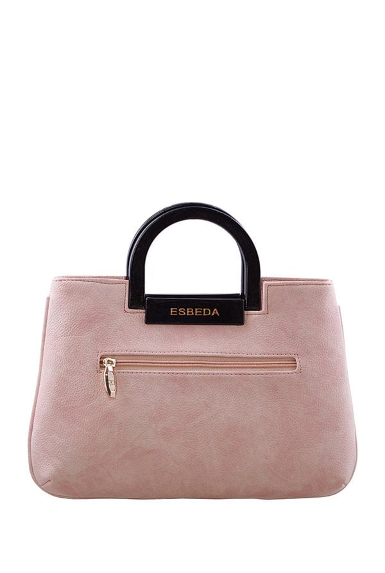 Esbeda Light Pink Distressed Medium Handbag