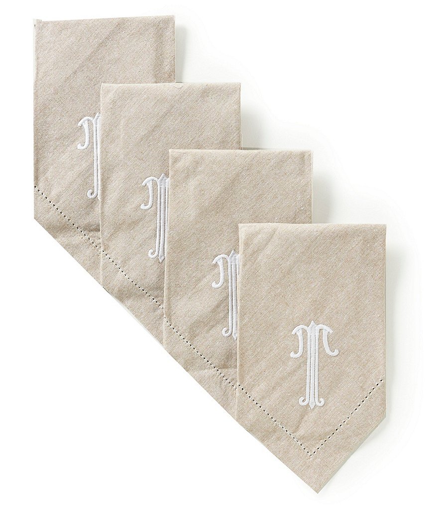 Mud Pie Initial Napkin Set