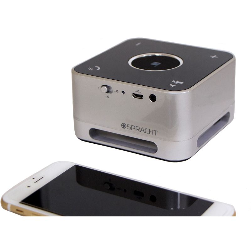 Spracht Conference Mate Combo Bluetooth Wireless and USB Combo Speaker - USB - Microphone - AC Adapter, Battery, USB - Portable