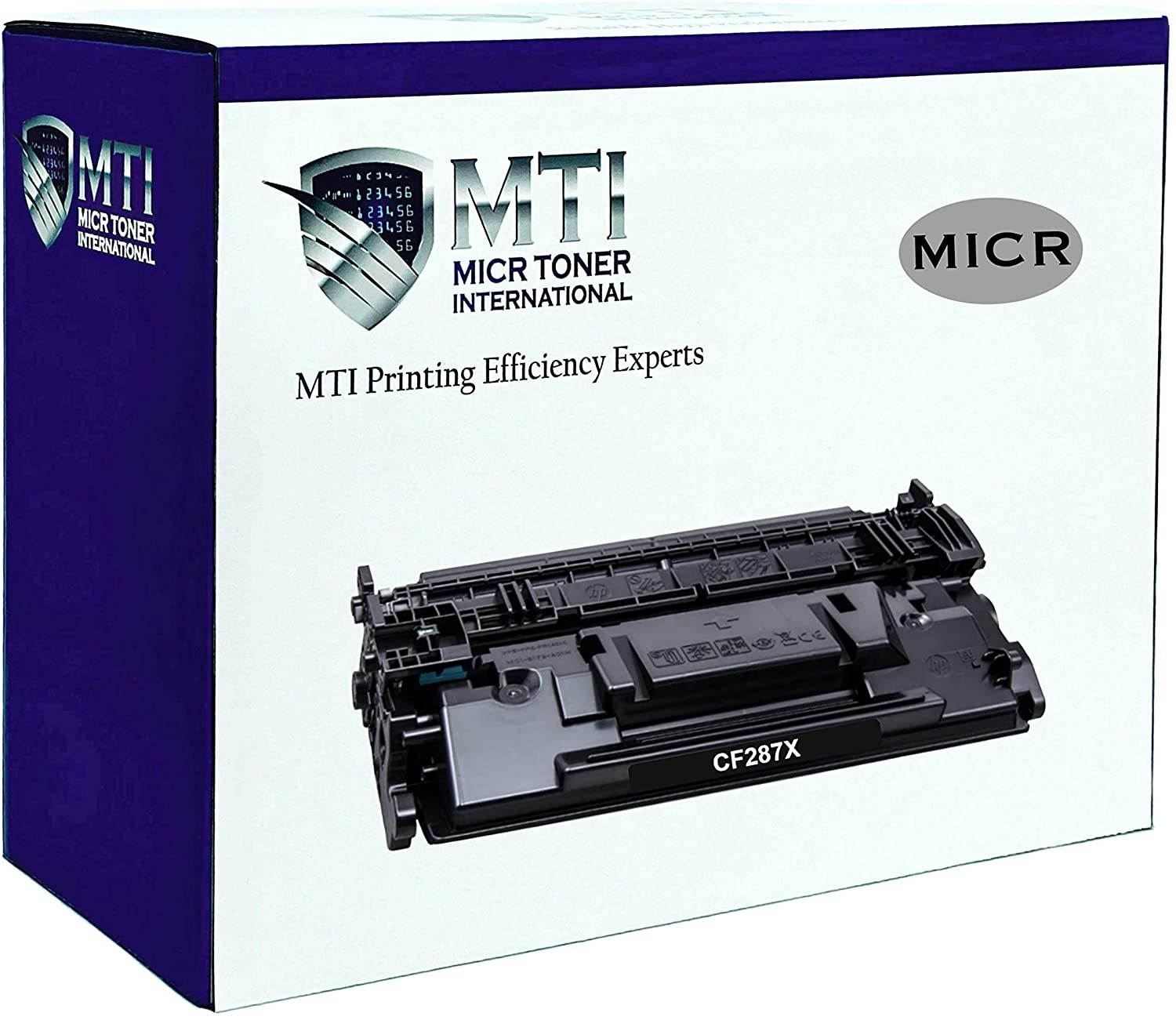 MICR Toner International Compatible Magnetic Ink Cartridge Replacement for HP 87X CF287X LaserJet Enterprise M506 MFP M527