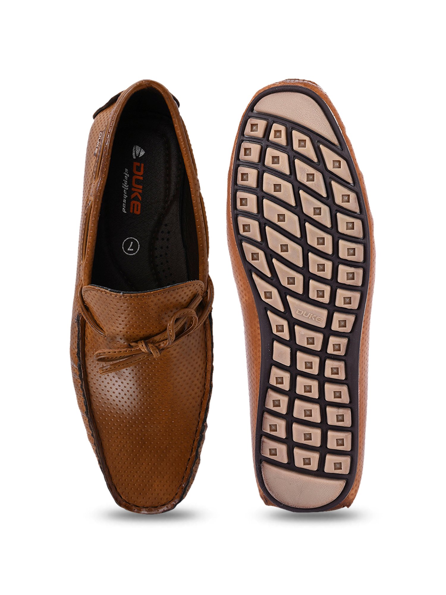 Duke Men's Tan Boat Shoes