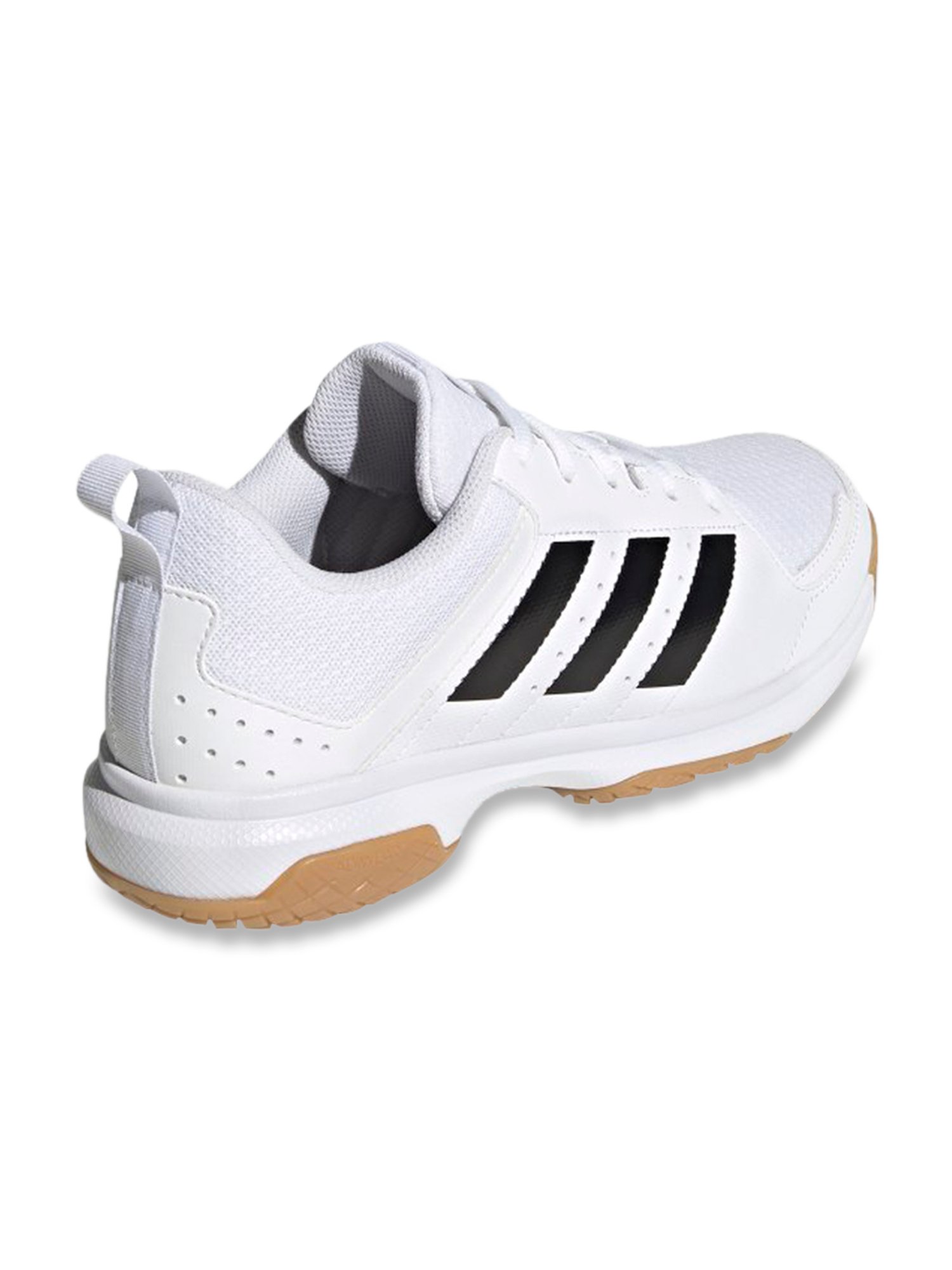 Adidas Women's Ligra 7 White Indoor Court Shoes