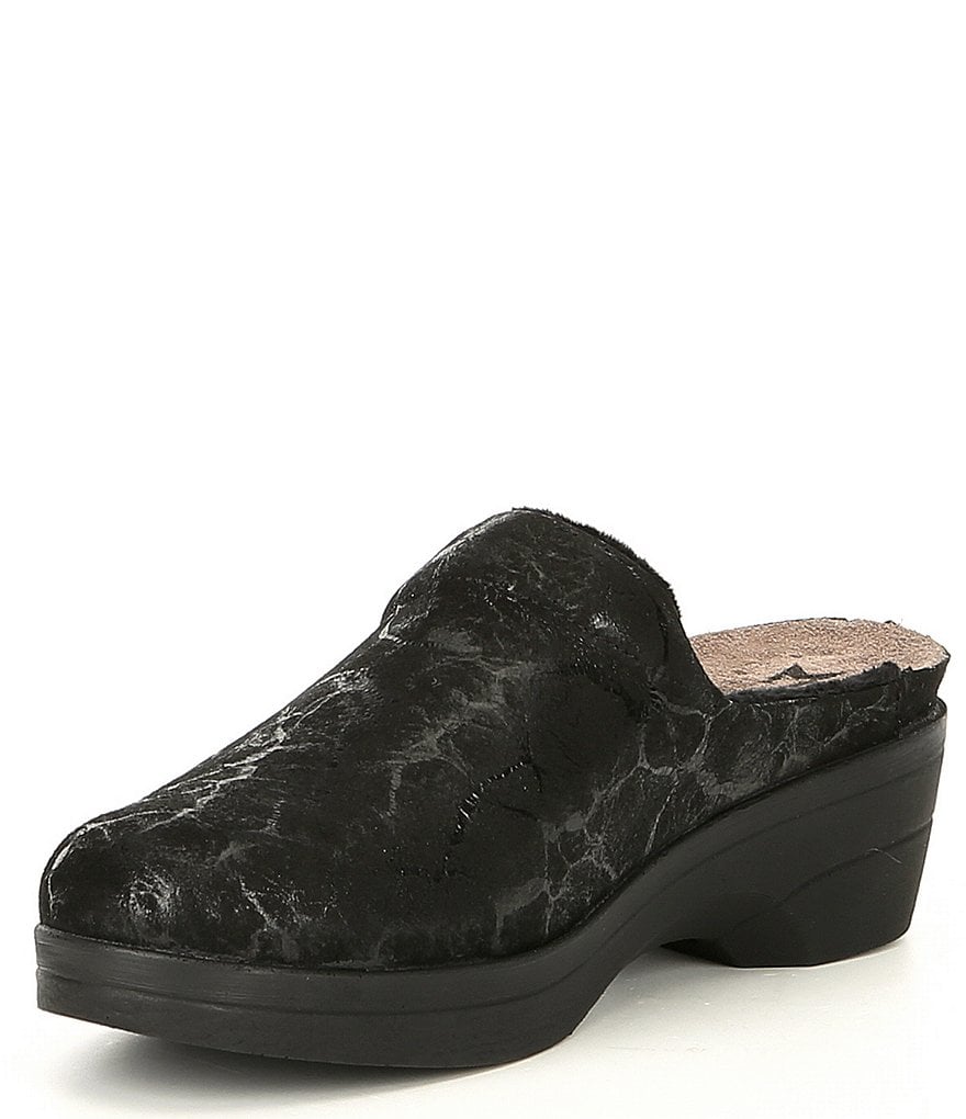 Mephisto Satty Suede Slip-On Clog