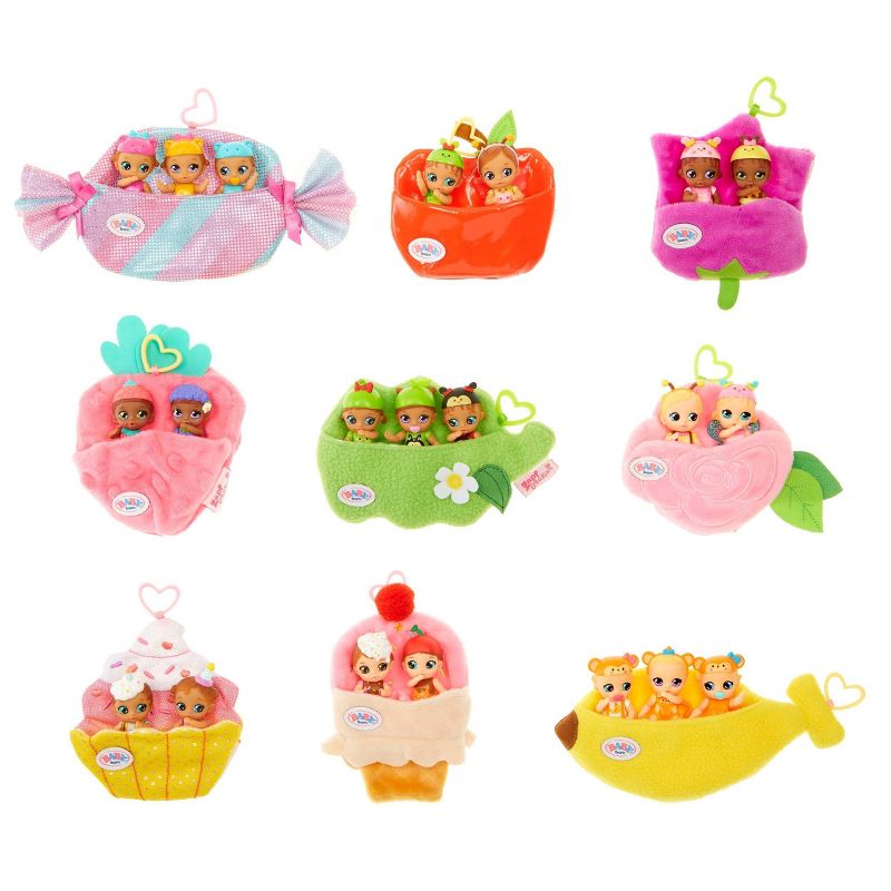 Baby Born Surprise Mini Babies – Unwrap Surprise Twins or Triplets Collectible Baby Dolls