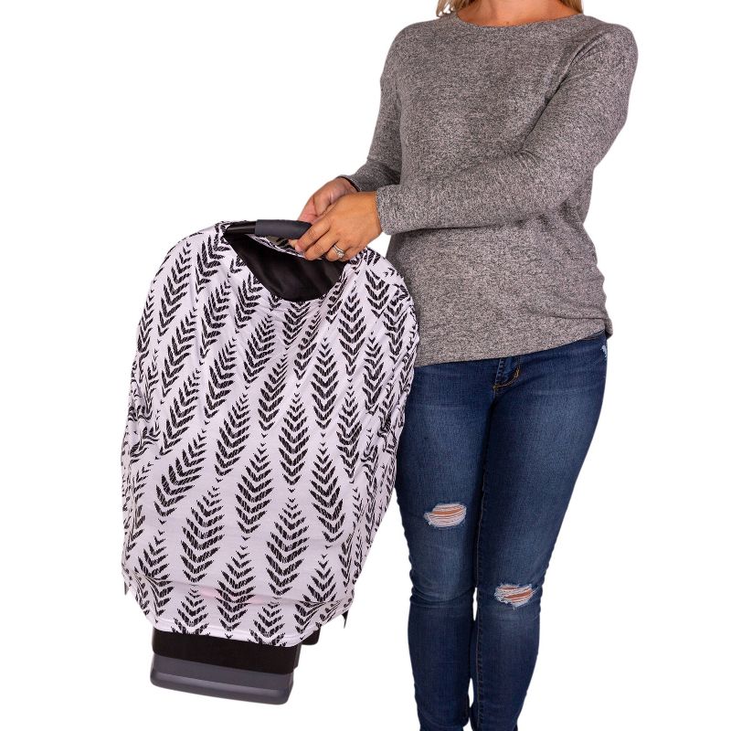 J.L. Childress 4-in-1 Multi-Use Cover Black Feathers