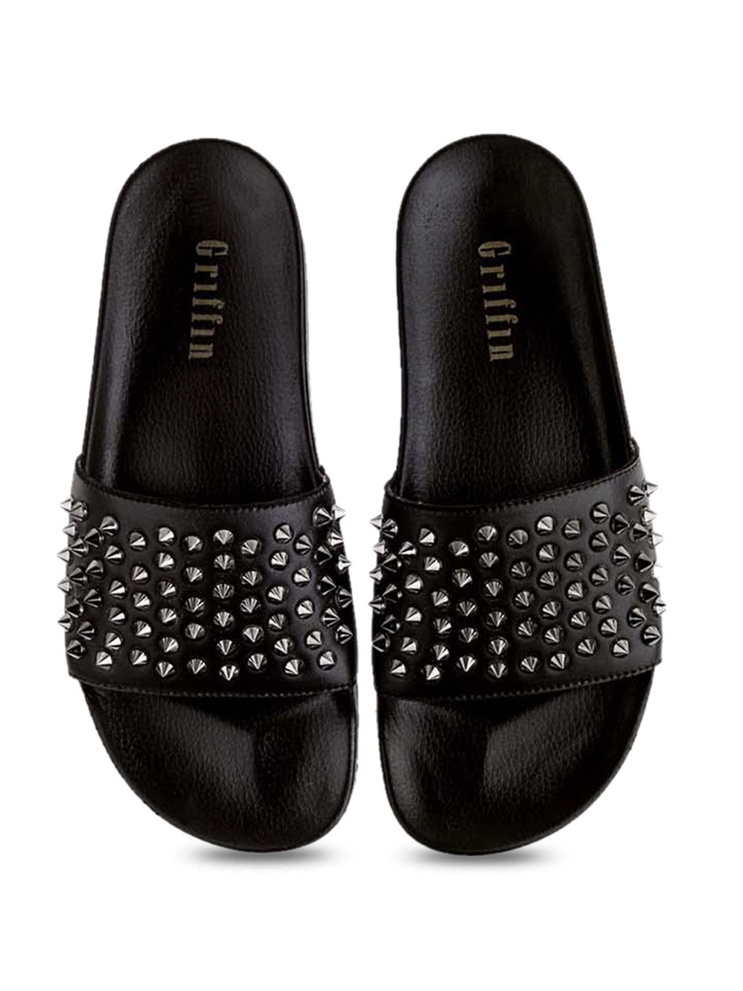 Griffin Men's Black Slides