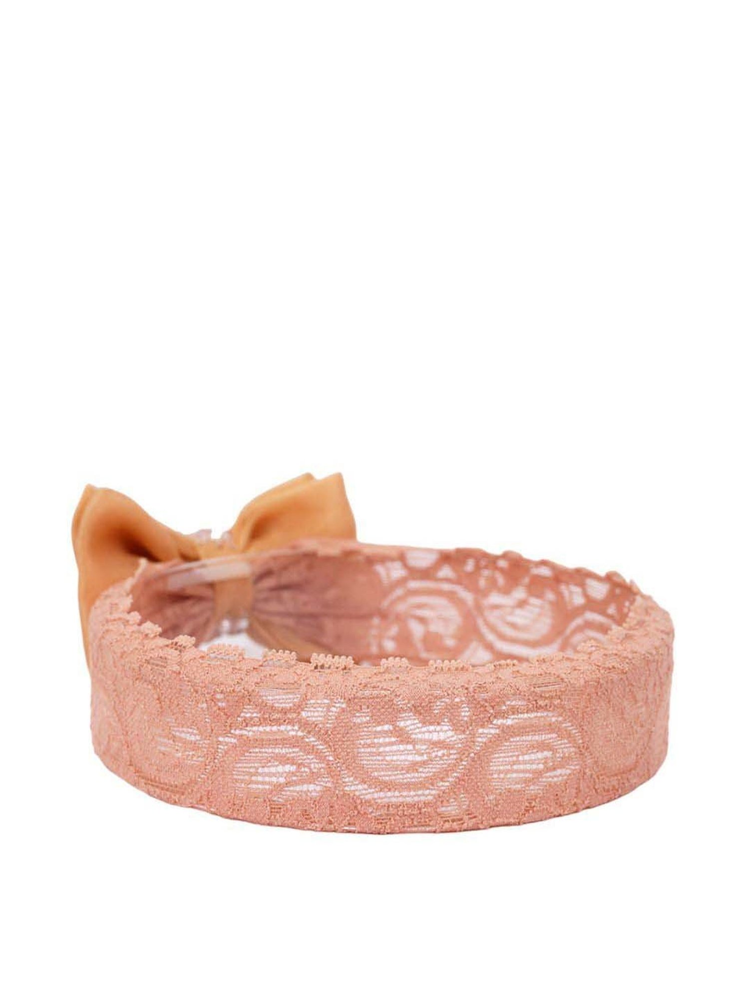 Choko Beige Embellished Hair Band