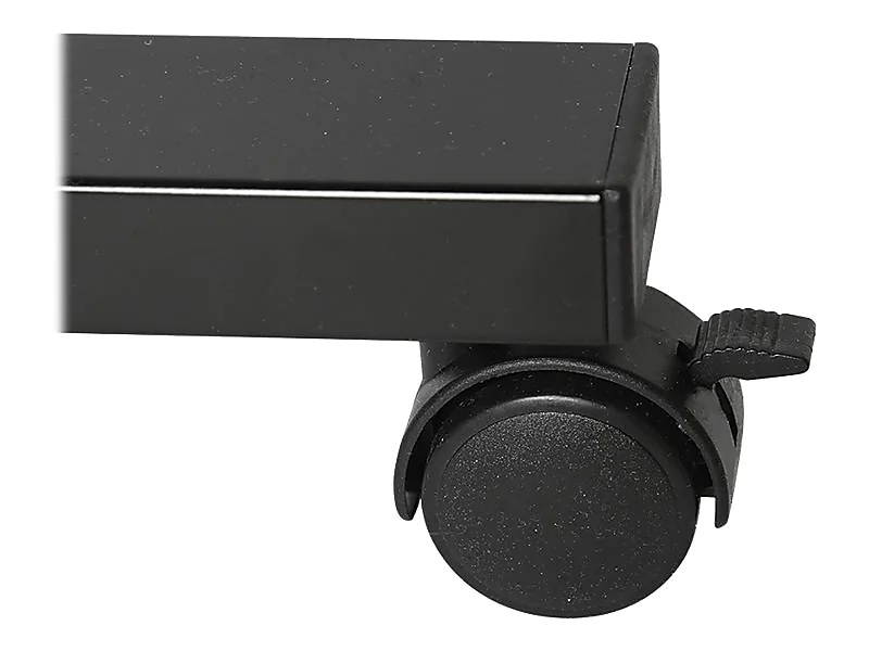 seville classics off65854 mobile laptop computer desk cart height-adjustable from 20.5" to 33", black slim