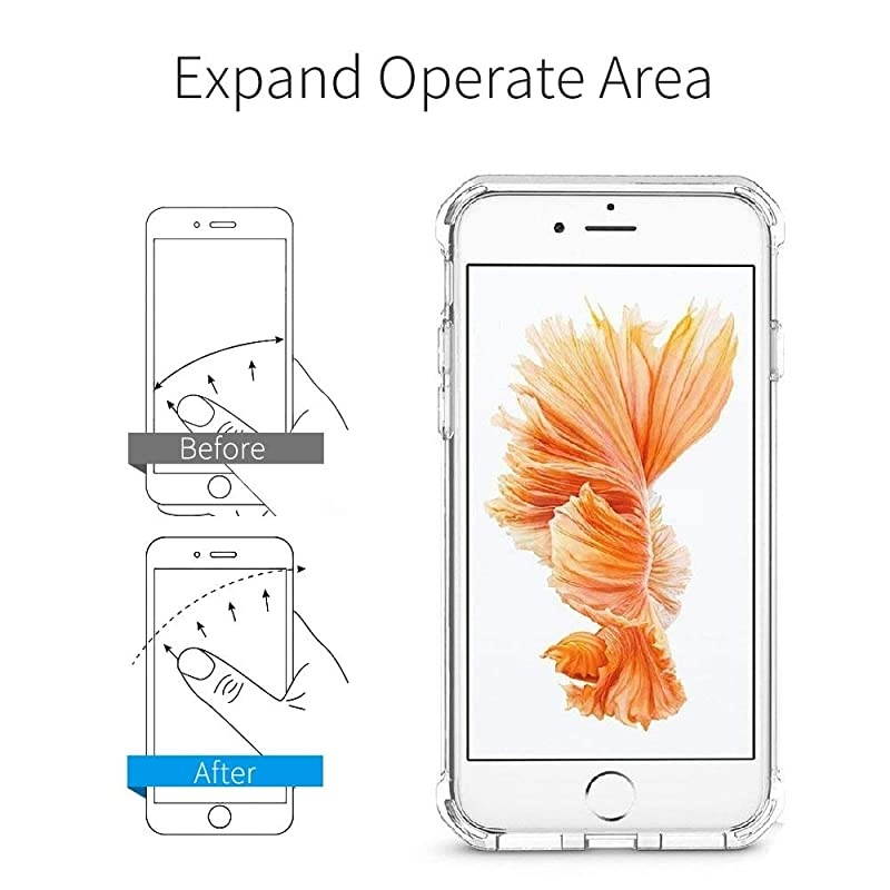 Phone Ring Holder, Transparent Phone Ring Holder 360&deg;Rotation Finger Ring Stand Phone Ring Grip Compatible with Almost All Phones/Phone Cases (Round)