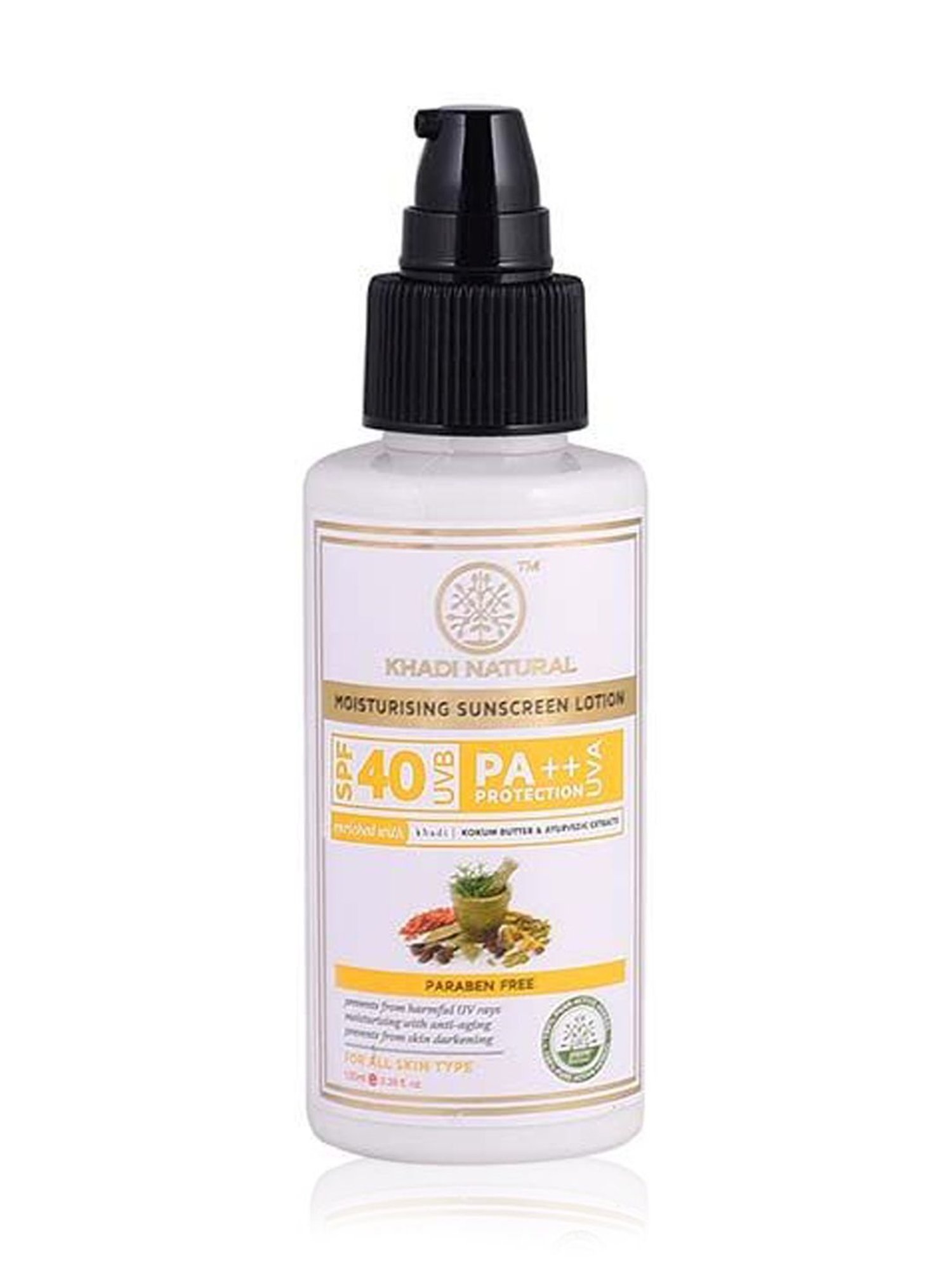 Khadi Natural SPF 40 Sunscreen Moisturising Lotion - 100 ml
