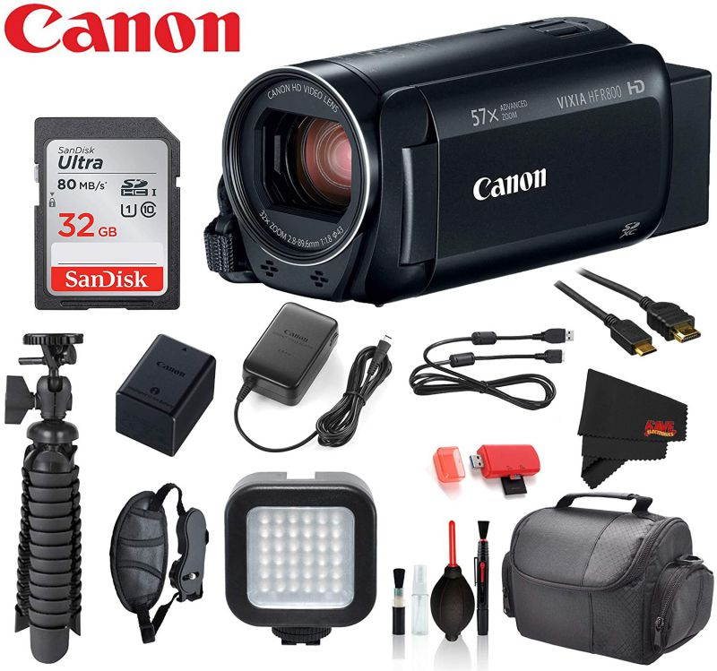 Panasonic HC-VX981K 4K UHD Camcorder with 4K Photo Wi-Fi w/Premium Acc Bundle