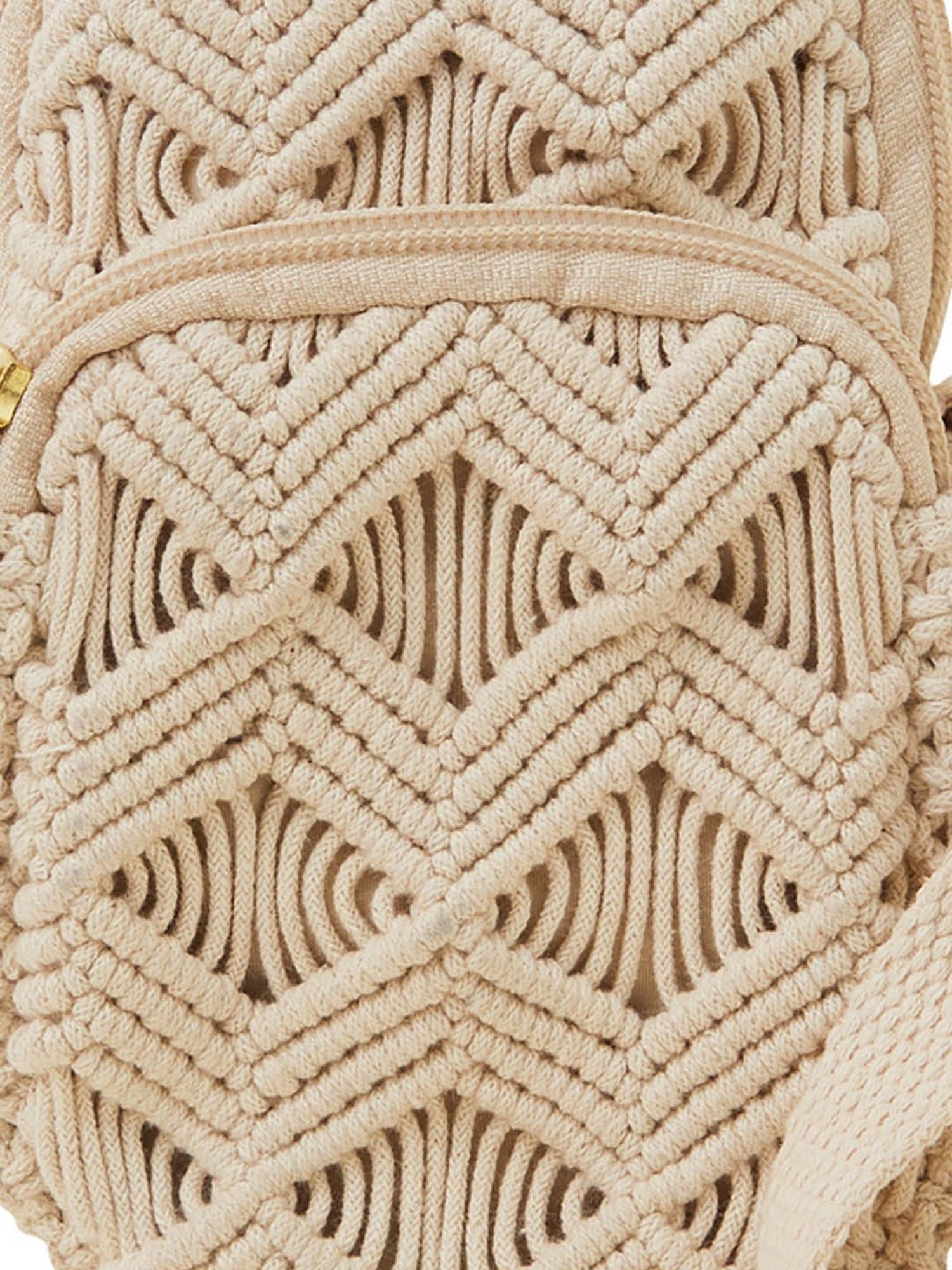 Accessorize London Cream Fabric Pouch