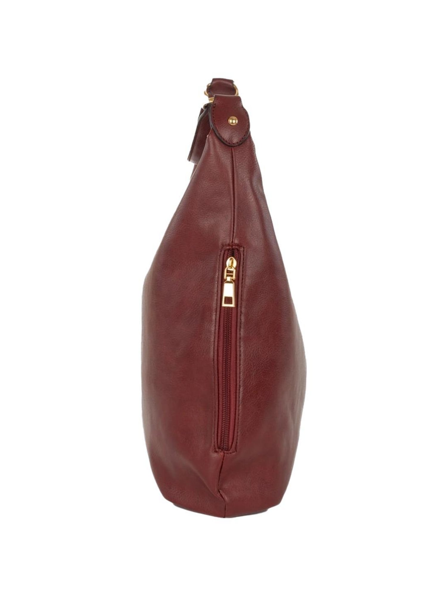 BULCHEE Burgundy Solid Sling Handbag