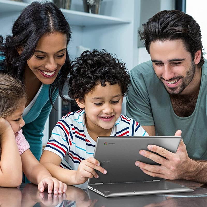 Chromebook Spin 311 CP311-2H-C3KA Convertible Laptop, Intel Celeron N4000, 11.6" HD Touchscreen, 4GB LPDDR4, 64GB eMMC, Gigabit WiFi, Bluetooth 5.0