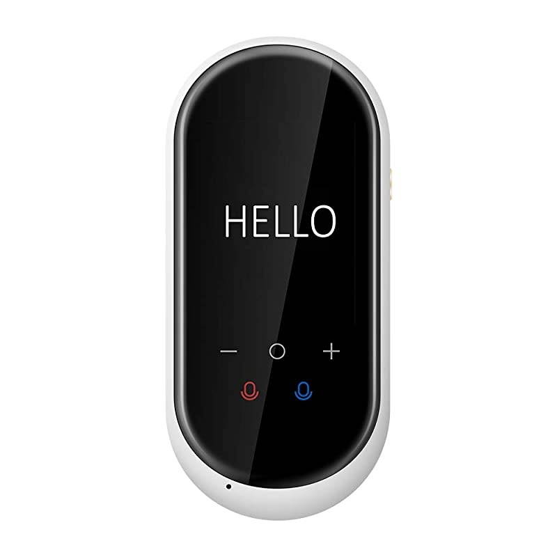 Language Translator Device Two Way Instant Voice Translator Support 106 Languageswith Camera Translation for Travelling Abroad Learning Shopping Business Chat Shopping White