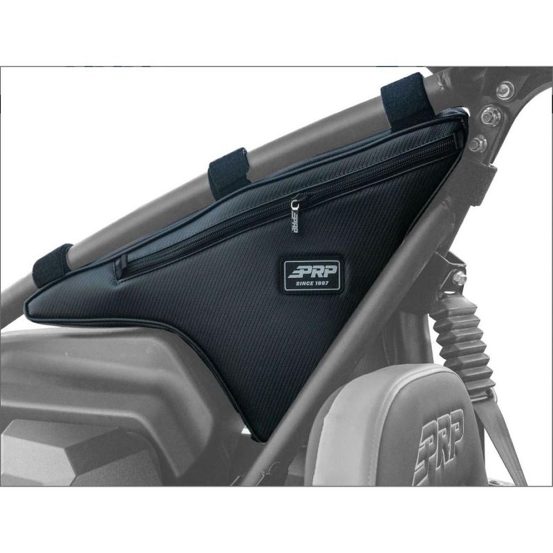 PRP Seats E88 Waterproof Vinyl Kawasaki KRX UTV Utility Vehicle Driver Passenger Truss Storage Zippered Bag, Black