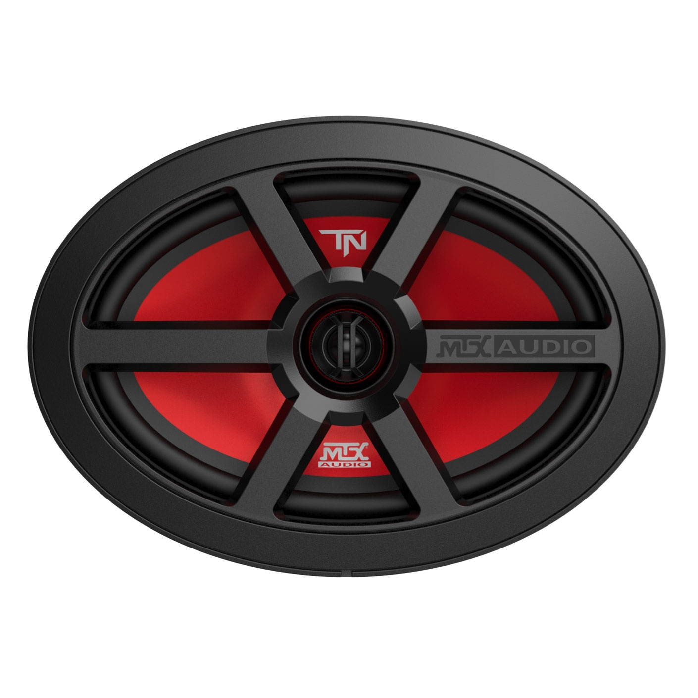 mtx terminator69 60 watt rms 2 way polypropylene coaxial car speakers, pair